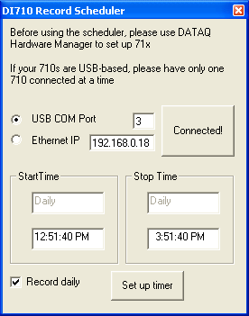 Windows 7 DI710 Record Scheduler 1.0 full