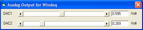 Windaq add-on: DAC output