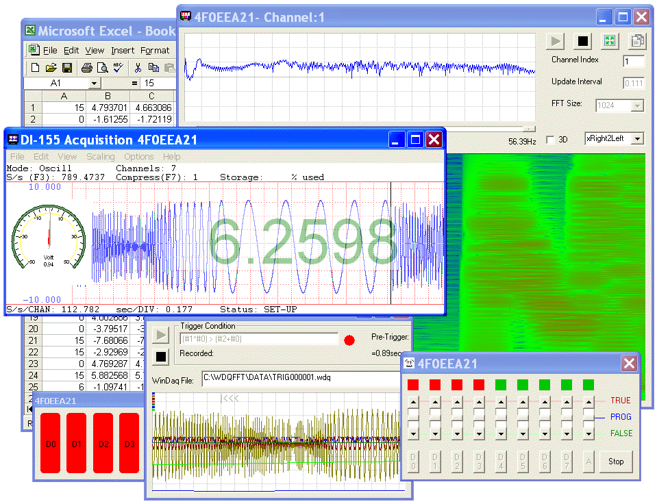 Addons for WinDaq running DATAQ devices, Transonic Flow meters and Dataforth isoLynx SLX718 , which uses 8B modules